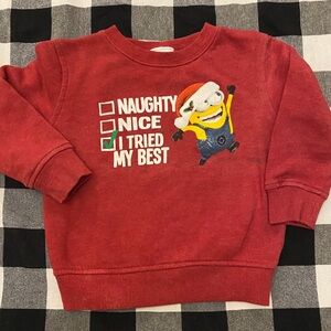 Toddler Ugly Christmas Sweater Size 2T Minions